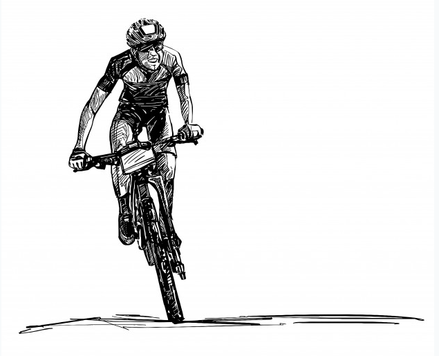 Mountainbike tekening