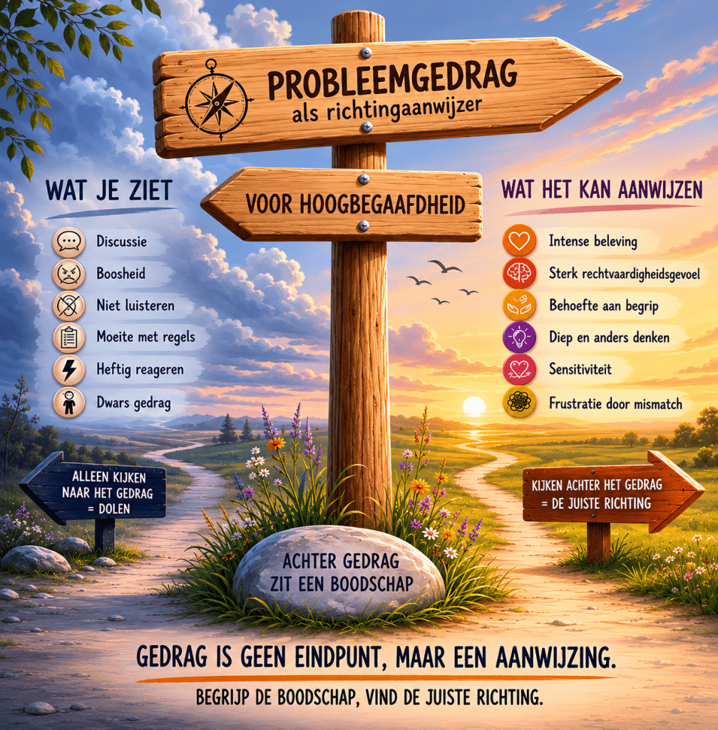 Gedrag als richtingaanwijzer hoogbegaafdheid